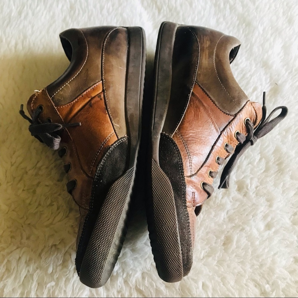 Neil M. Leather/Suede Sneakers Men’s Shoes sz 10 D - Picture 3 of 9
